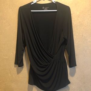 Lane Bryant low neck blouse 14/16